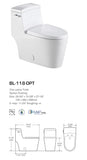 Siphonic Flush One-piece Toilet SK118