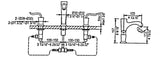 171428C  3-HOLE WASHBASIN FAUCET