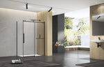 SOFTCLOSING WITH TOWEL BAR SHOWER DOOR W