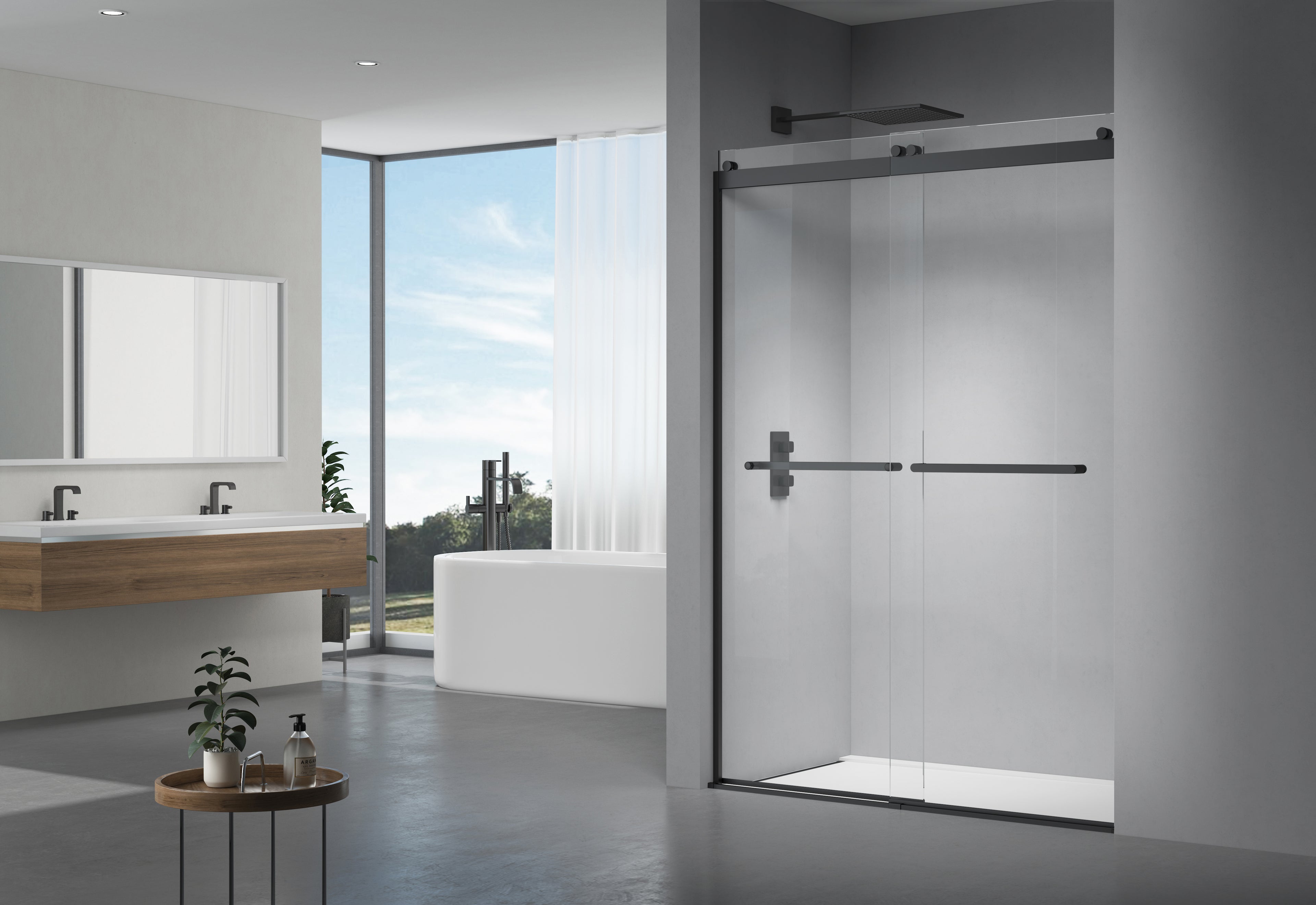 SOFTCLOSING BYPASS SHOWER DOOR