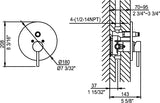 10020036001 Pressure balanced tub and shower valve