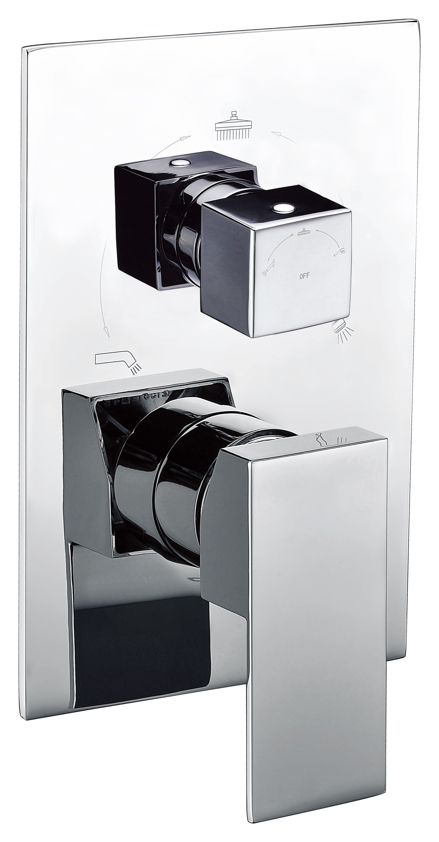 10020180901 CONCEALED 3 WAY SHOWER MIXER