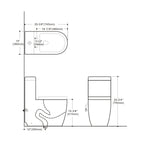 Siphonic Flush One-piece Toilet SK132