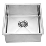 161609 Squared Single Bowl Undermount Bar Sink