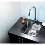 161609 Squared Single Bowl Undermount Bar Sink