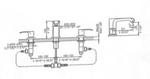 531497C  3-HOLE WASHBASIN FAUCET