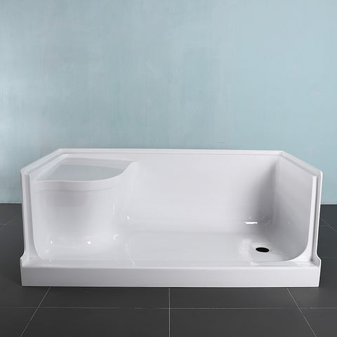 SHOWER BASE WITH SEAT-60*32L/R