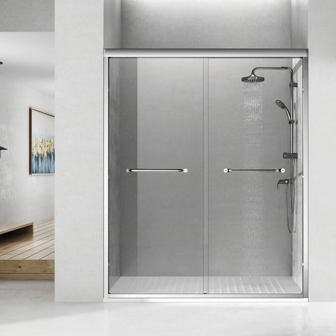 Shower Door S06C2-60"*76"/48"*76"
