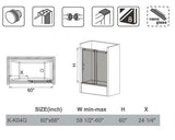 TUB DOOR K-K04G-60"*60"